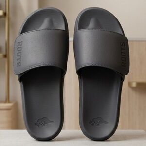 Roots Men's Slides Slippers Size 8 NWOT